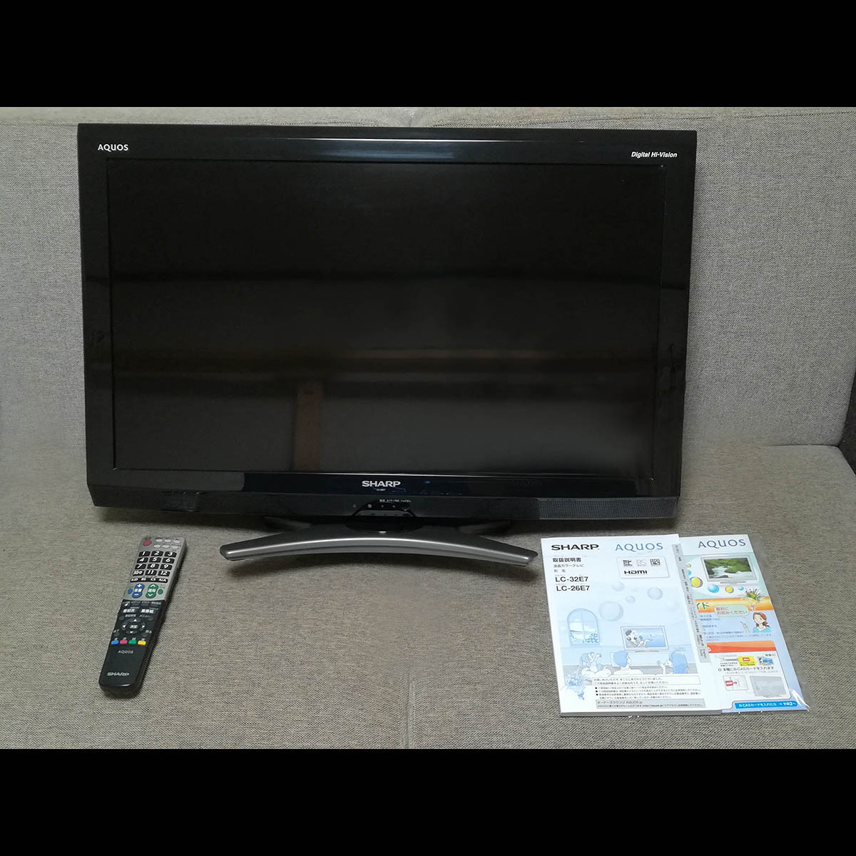 買取｜SHARP｜32型｜液晶テレビ｜AQUOS｜LC-32E7｜32V｜ブラック