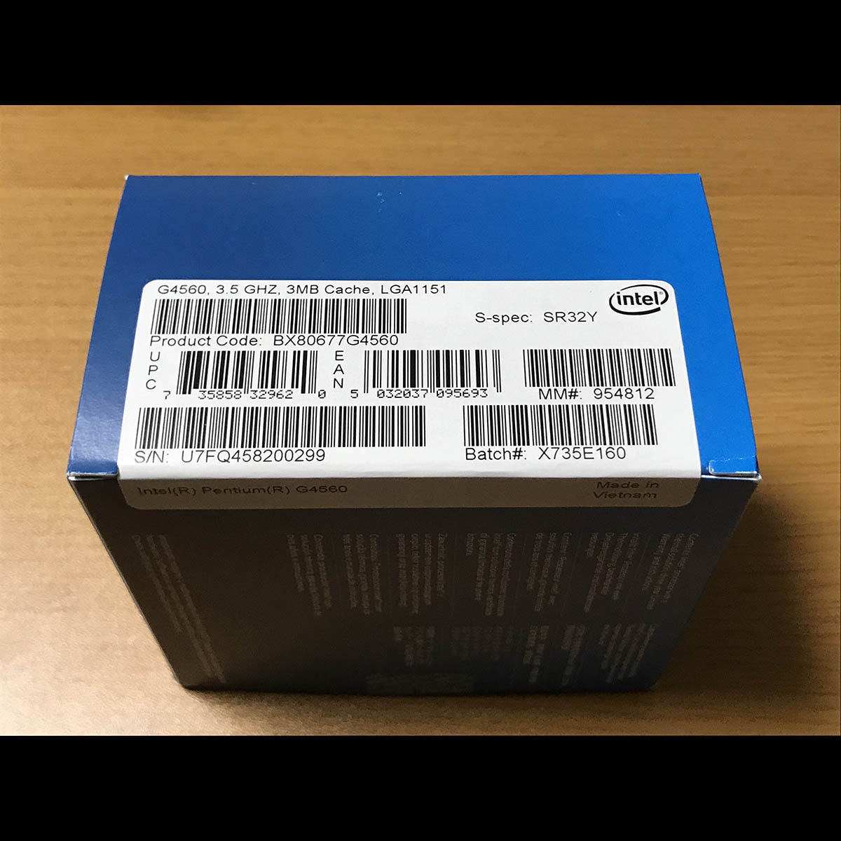 買取｜Intel｜CPU Pentium G4560 3.5GHz 3Mキャッシュ 2コア/4スレッド ...