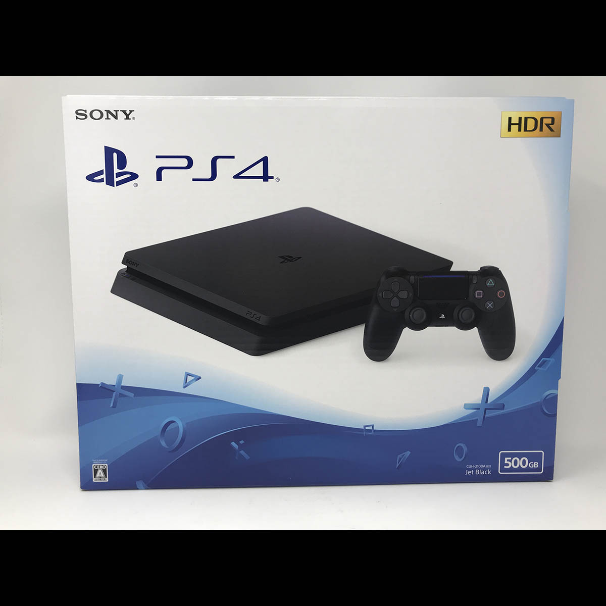 新品】PS4 ジェット・ブラック 500GB(CUH-2100AB01)-